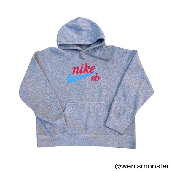 nike sb hoodie gray